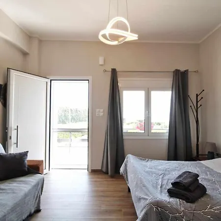 Maria'S Beach Apartments Oropos Extérieur photo